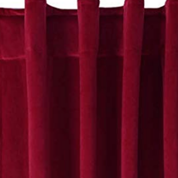 Velvet Curtain Red 52 x 120
